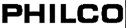 PHILCO PHILCO