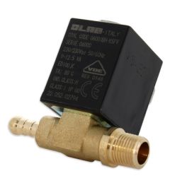 ELETTROVALVOLA OLAB 180°, 4 WATT, 1/8 PER IL FERRO DA STIRO DRITTA (MASCHIO + PORTAGOMME)