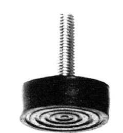 PIEDINO MOBILE 10MA H.30mm. diam.10 mm. 