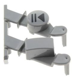 KIT PULSANTE ARGENTO CON SIMBOLI