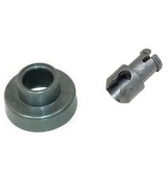 KIT RUOTA CON PERNO CARRELLO SUPERIORE ARGENTO