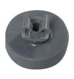 KIT RUOTA CESTO INFERIORE GRIGIA (SUPPORTO+RUOTA)