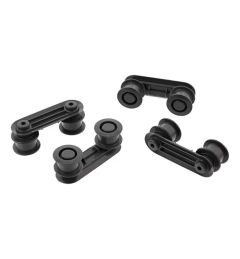 KIT SUPPORTO RUOTE,GRIGIO SCURO 4 PEZZI