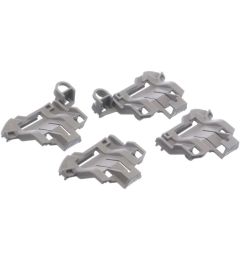 CLIPS/MORSETTI PORTA PIATTI 4 PEZZI