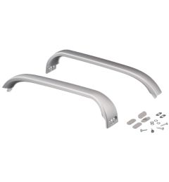 KIT MANIGLIA 2 PZZ INOX