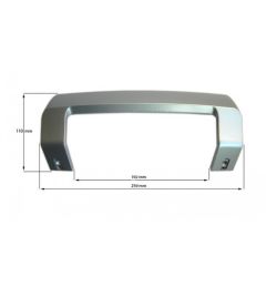 MANIGLIA PORTA ARGENTO