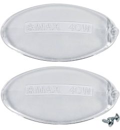 PLAFONIERA FABER OVALE KIT.2pzz 100x54mm