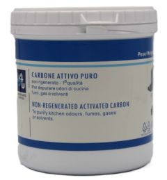 BARATTOLO DI CARBONE ATTIVO 400GR.