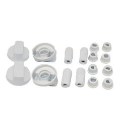 KIT 4 MANOPOLE BIANCHE UNI