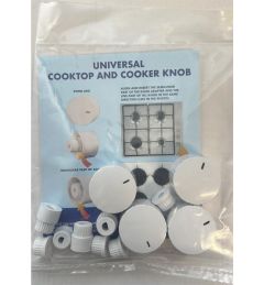 KIT MANOPOLE PIANO COTTURA BIANCO
