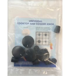 KIT MANOPOLE PIANO COTTURA BLACK 